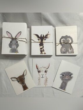 Claire Jordan Designs Greeting Card Bundle – 25 Pack w/ Envelopes Blank Cards